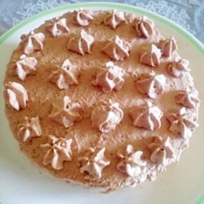 チョコクリームケーキ レシピ 作り方 By Barba 楽天レシピ チョコクリームケーキ レシピ 作り方 By Barba 楽天レシピ